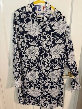 Tie waste shirt dress